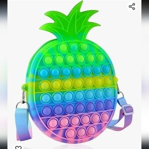 Pop it purse for little girls